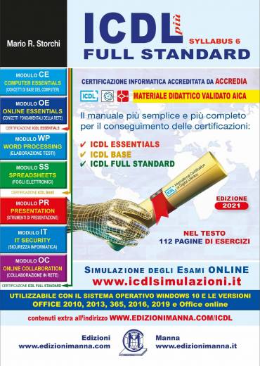 ECDL più / ICDL Full Standard Syllabus 6 per Windows 10 e Office 2016. Edizione 2021 – Soluzioni degli esercizi cartacei